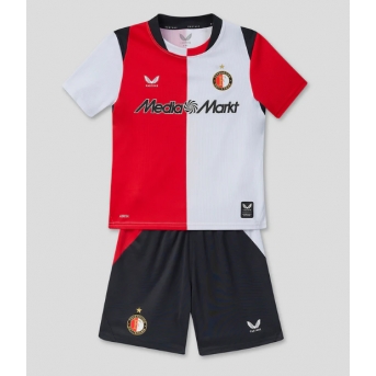 Billige Fotballdrakt Feyenoord Replika Hjemmedraktsett Barn 2026-27 Kortermet (med bukser)